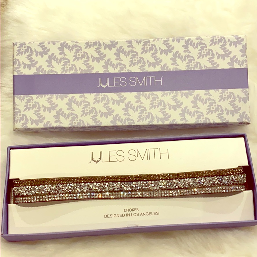 New Silver Tone Choker, Convertible To Bracelet